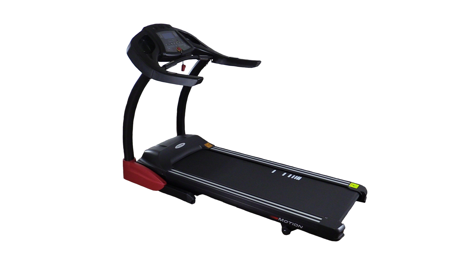 Circle Fitness Motion 6.0 treadmill angled view
