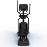 Circle Fitness E7 elliptical front view with LED console