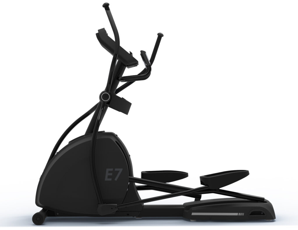 Circle Fitness E7 elliptical side view