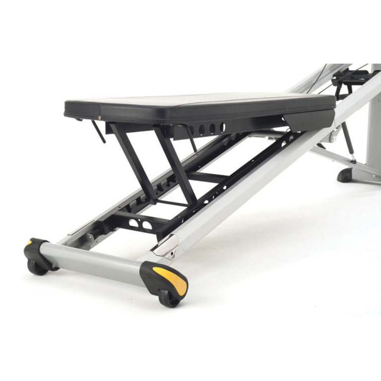 Total Gym trainer, adjusted position